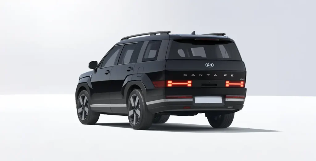 Hyundai-Santa-Fe-1.6-T-GDI-Maxx-PHEV-252CV-4x4-6AT-negro-trasera